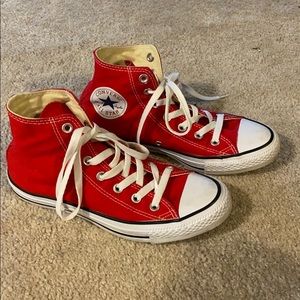 Women’s Red Converse Chuck Taylors
